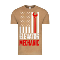 Vintage Camel elevator mechanic american flag gift for elevator technician t shirt Vintage Tee - linhVisuals