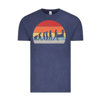Vintage Denim vintage retro evolution of the pinball lover premium t shirt Vintage Tee - linhVisuals
