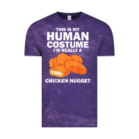 Cloud Purple funny chicken nugget costume for kids fashion nugget foodie t shirt Vintage Tee - linhVisuals