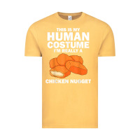 Vintage Mustard funny chicken nugget costume for kids fashion nugget foodie t shirt Vintage Tee - linhVisuals
