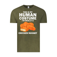 Vintage Olive funny chicken nugget costume for kids fashion nugget foodie t shirt Vintage Tee - linhVisuals
