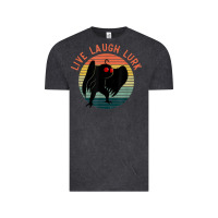 Vintage Black mothman live laugh lurk Vintage Tee - linhVisuals