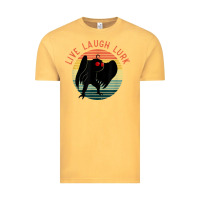 Vintage Mustard mothman live laugh lurk Vintage Tee - linhVisuals