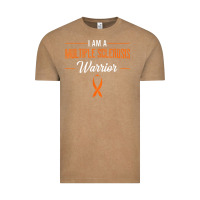 Vintage Coffee multiple sclerosis warrior autoimmune disease orange ribbon Vintage Tee - linhVisuals