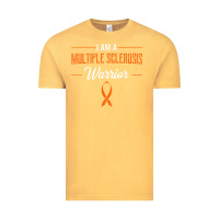 Vintage Mustard multiple sclerosis warrior autoimmune disease orange ribbon Vintage Tee - linhVisuals