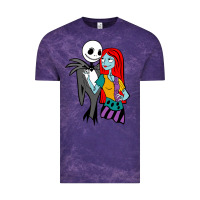 Cloud Purple jack  and sally Vintage Tee - linhVisuals