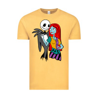 Vintage Mustard jack  and sally Vintage Tee - linhVisuals