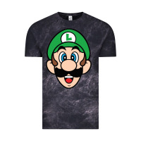 Cloud Black luigi Vintage Tee - linhVisuals