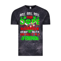 Cloud Black funny weed pot lover roll joint friend smoking marijuana tank top Vintage Tee - linhVisuals