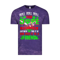 Cloud Purple funny weed pot lover roll joint friend smoking marijuana tank top Vintage Tee - linhVisuals