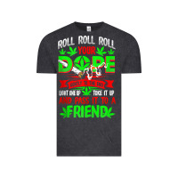 Vintage Black funny weed pot lover roll joint friend smoking marijuana tank top Vintage Tee - linhVisuals