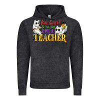 Vintage Black You Can't Scare Me I'm a Teacher Vintage Hoodie - texasbilliewilder