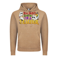 Vintage Coffee You Can't Scare Me I'm a Teacher Vintage Hoodie - texasbilliewilder