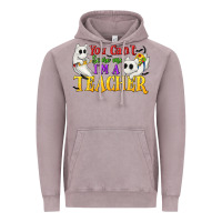 Vintage Zinc You Can't Scare Me I'm a Teacher Vintage Hoodie - texasbilliewilder
