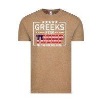 Vintage Coffee greeks for trump conservative gift trump 2020 re election t shirt Vintage Tee - linhVisuals