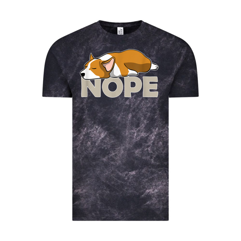 Nope Lazy Corgi Vintage Tee by linhVisuals | Teevron