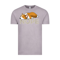 Vintage Zinc nope lazy corgi Vintage Tee - linhVisuals