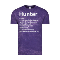 Cloud Purple hunter definition personalized name funny birthday gift idea t shirt Vintage Tee - linhVisuals