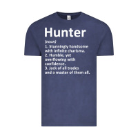 Vintage Denim hunter definition personalized name funny birthday gift idea t shirt Vintage Tee - linhVisuals