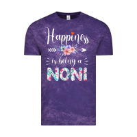 Cloud Purple happiness is being a noni ever women floral decor Vintage Tee - linhVisuals