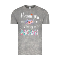 Cloud Rock happiness is being a noni ever women floral decor Vintage Tee - linhVisuals