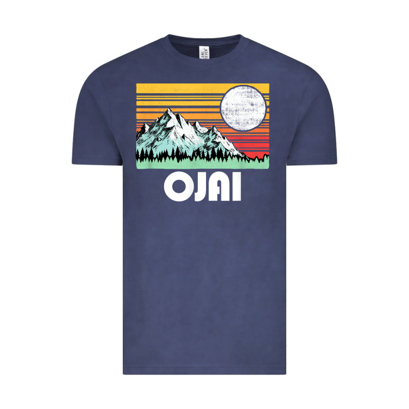 Ojai California Mountains & Sun Retro 80s Graphic Vintage Tee by linhVisuals | Teevron