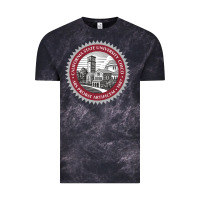 Cloud Black csu chico seal Vintage Tee - linhVisuals