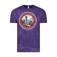 Cloud Purple csu chico seal Vintage Tee - linhVisuals