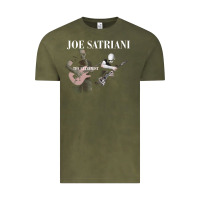 Vintage Olive joe satriani guitar Vintage Tee - linhVisuals