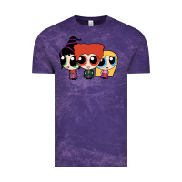 Cloud Purple power puff girls Vintage Tee - linhVisuals