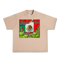 Burro Mexican Flag Urban Heavy Tee - texasbilliewilder