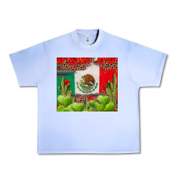 Grape Ice Mexican Flag Urban Heavy Tee - texasbilliewilder