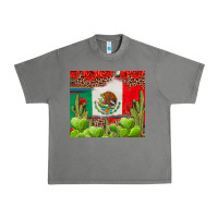 Tornado Mexican Flag Urban Heavy Tee - texasbilliewilder