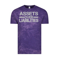Cloud Purple assets over liabilities mens t shirt Vintage Tee - linhVisuals