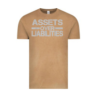 Vintage Camel assets over liabilities mens t shirt Vintage Tee - linhVisuals