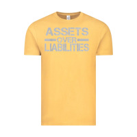 Vintage Mustard assets over liabilities mens t shirt Vintage Tee - linhVisuals