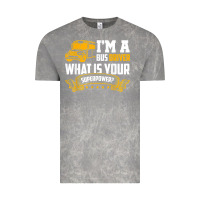 Cloud Rock i'm a bus driver what is your superpower driving school bus t shirt Vintage Tee - linhVisuals