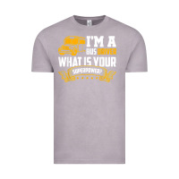 Vintage Zinc i'm a bus driver what is your superpower driving school bus t shirt Vintage Tee - linhVisuals