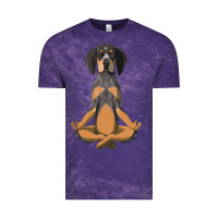 Yoga Fitness Bluetick Coonhound Dog 363 Bodybuilding Vintage Tee | Teevron