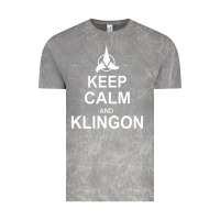 Cloud Rock keep calm and klingon Vintage Tee - linhVisuals