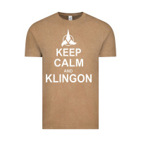 Vintage Coffee keep calm and klingon Vintage Tee - linhVisuals