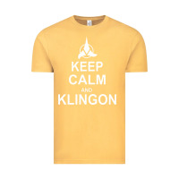 Vintage Mustard keep calm and klingon Vintage Tee - linhVisuals