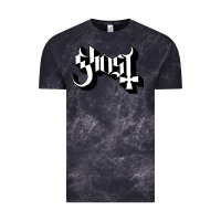 Cloud Black ghost Vintage Tee - linhVisuals