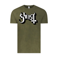 Vintage Olive ghost Vintage Tee - linhVisuals