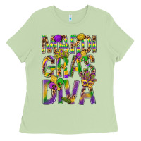 Matcha Mardi Gras diva Ladies Tee - BundleAndBundleShop