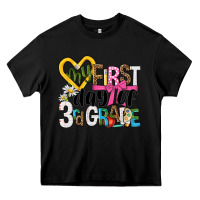 Black my first day of 3rd grade Heavy Core Tee - NancyCooperArtShop