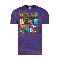Cloud Purple welcome back to school fall Vintage Tee - texasbilliewilder