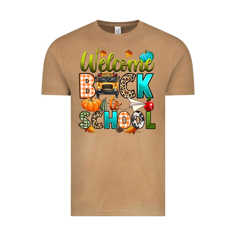 Welcome Back To School Fall Vintage Tee by texasbilliewilder | Teevron