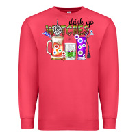 Cardinal Drink Up Witches Premium Sweatshirt - CowhideDigitalArt