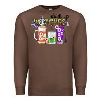 Chestnut Drink Up Witches Premium Sweatshirt - CowhideDigitalArt